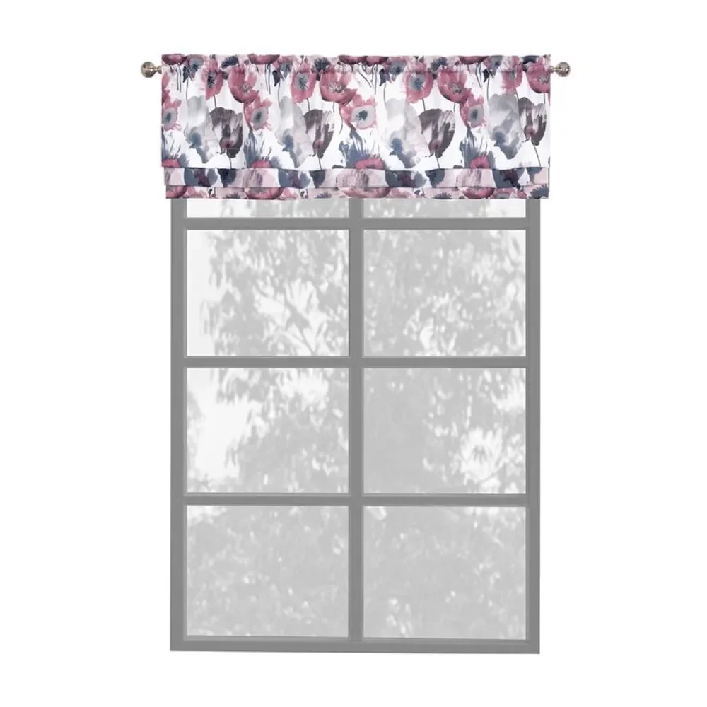 PowerSellerUSA 2-PACK Floral Modern Room Darkening Window Curtain for